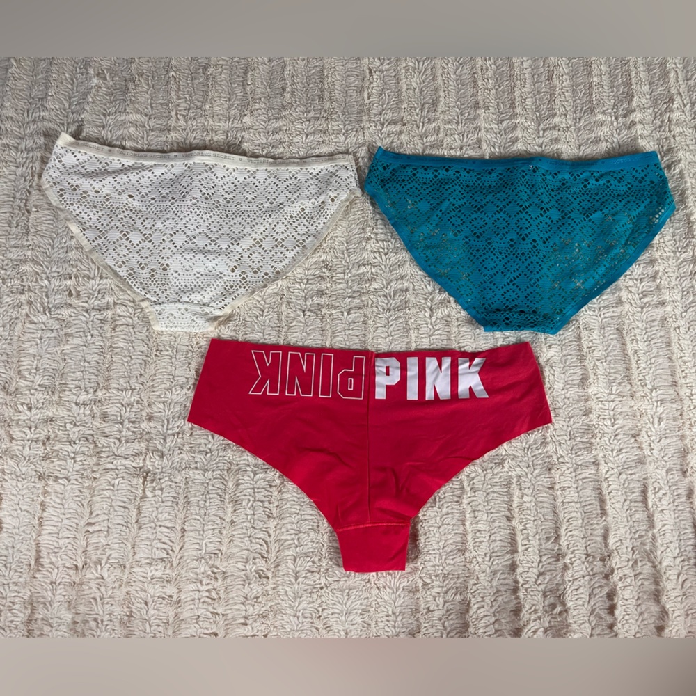 Victoria’s Secret Bundle 3 Panties M & L NWT